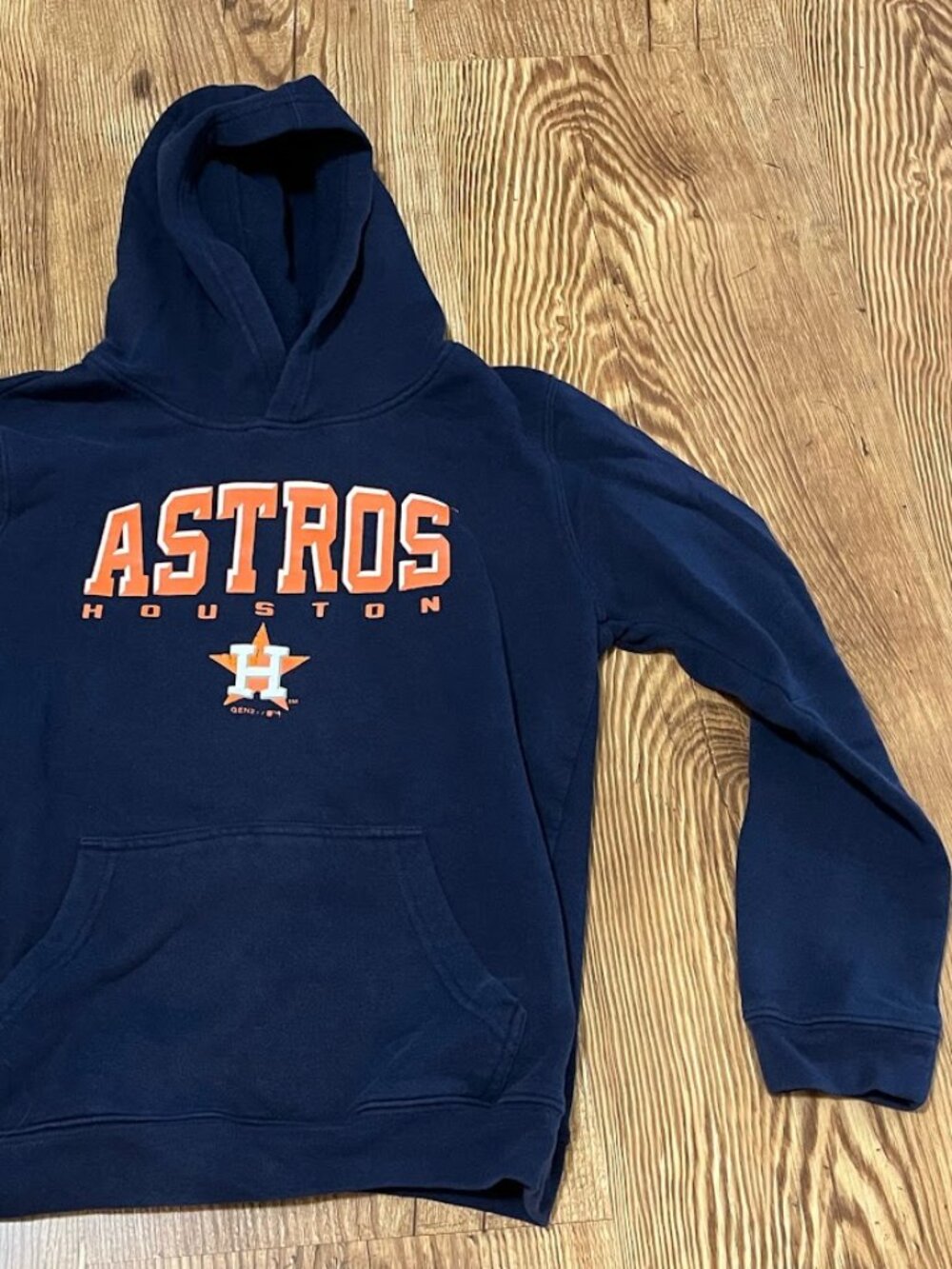 Houston Astros Hoodie, Blue, Youth Large (14/16)